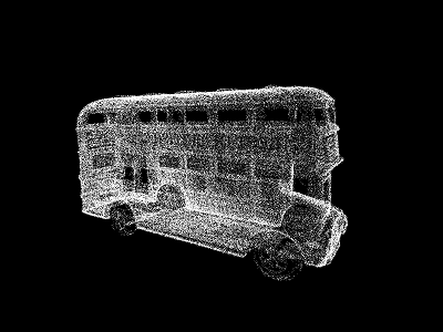 Miniature bus anglais